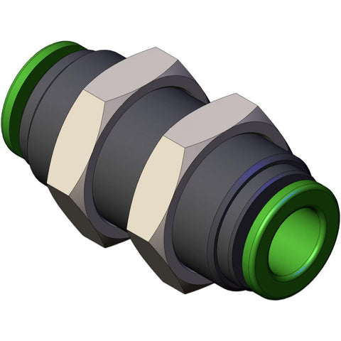 8MM BULKHEAD UNION KR FLAME RES 1-TCH FTTNG