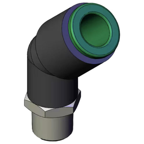 8MM-1/8 45D ML ELBOW KR FLAME RES 1-TCH FTTNG