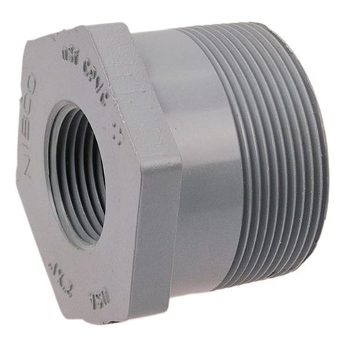 (Nibco Part#:  CB13030) 5118-3-4 - Flush Thread Reducer Bushing MPT x FPT - Corzan CPVC Schedule 80