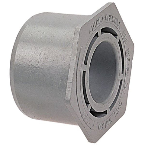 (Nibco Part#:  CB10550) 5118 - Flush Socket Reducer Bushing Spg x S - Corzan CPVC Schedule 80