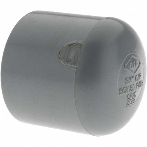 3/4" CPVC Plastic Pipe End Cap