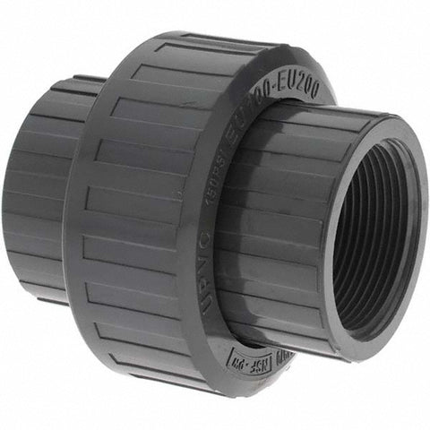 1-1/2" PVC Plastic Pipe Union with EPDM O-Ring