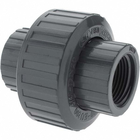 3/4" PVC Plastic Pipe Union with EPDM O-Ring