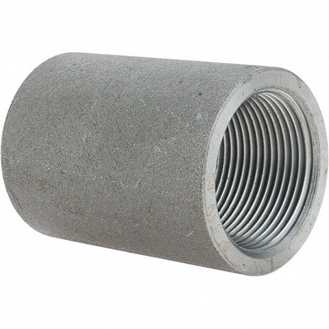 Black Female Coupling: 1-1/4", Threaded (NPT)