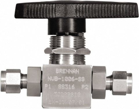 2-Way Manual Ball Valve: 1/4" Pipe