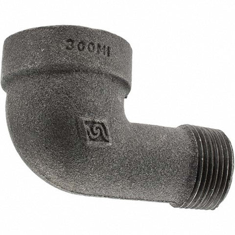 Black 90 deg Street Elbow: 1", Threaded