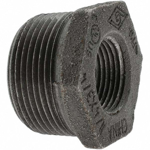 Black Bushing: 1-1/4 x 3/4", Threaded