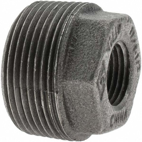 Black Bushing: 1-1/4 x 1/2", Threaded