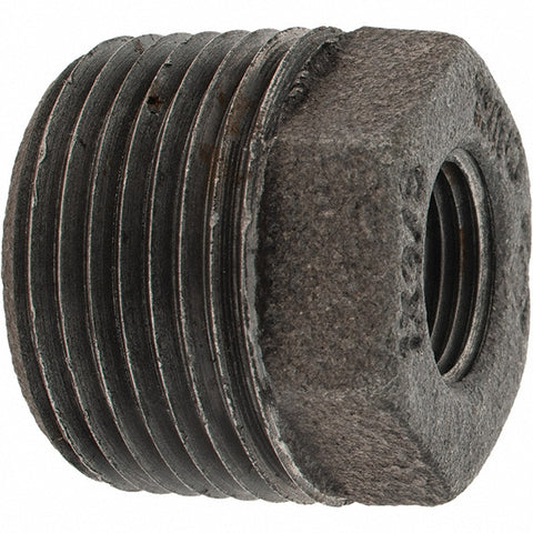 Black Bushing: 1 x 3/8", Threaded
