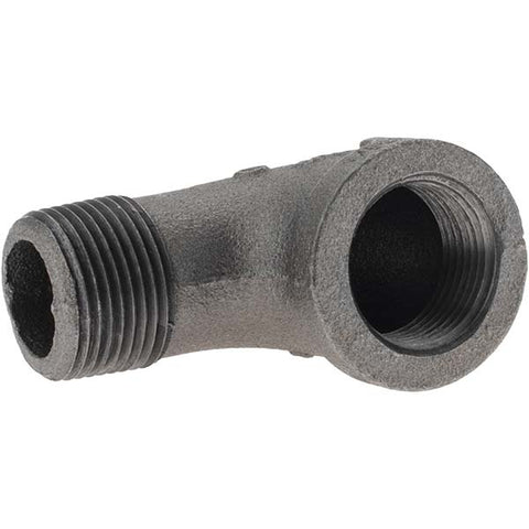 Black 90 deg Street Elbow: 3/4", Threaded