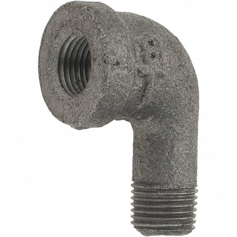 Black 90 deg Street Elbow: 1/8", Threaded