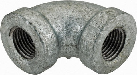 Black 90 deg Elbow: 1/8", Threaded