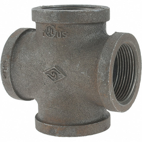 Black Cross: 1-1/2", Threaded