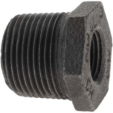 Black Bushing: 3/4 x 3/8", Threaded