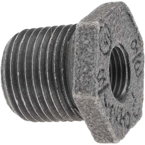 Black Bushing: 3/8 x 1/8", Threaded