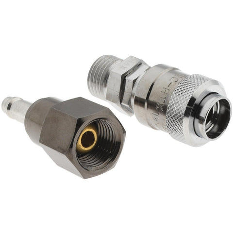 9/16" Thread, RH Oxygen & LH Fuel Pair Hose to Hose Quick Connector