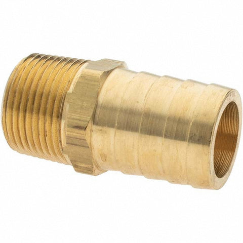 Barbed Hose Fitting: 3/4" x 1" ID Hose