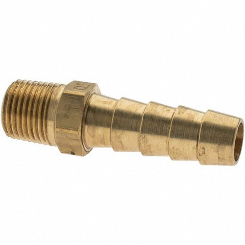 Barbed Hose Fitting: 1/8" x 5/16" ID Hose
