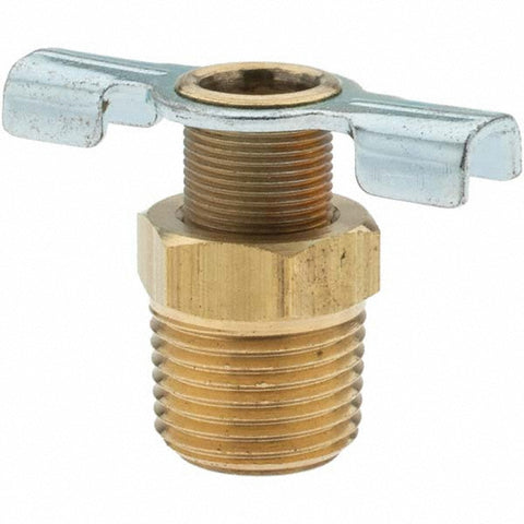 3/8" Pipe, External Seal Drain Cock & Shutoff Valve