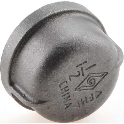 Black End Cap: 1-1/2", Threaded