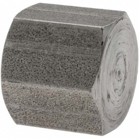 Black End Cap: 3/8", Threaded