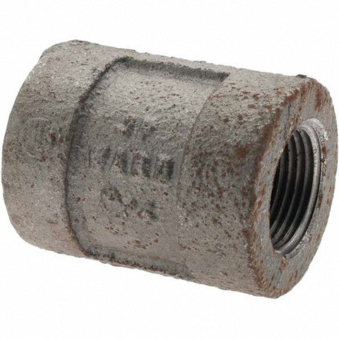 Black Coupling: 3/4", Threaded
