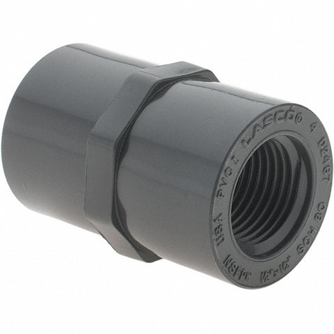 1/2" PVC Plastic Pipe Female Adapter