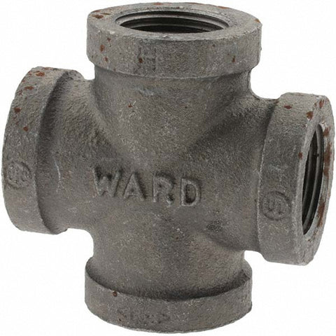 Black Cross: 3/4", Threaded