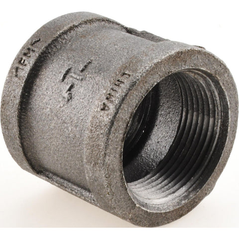 Black Coupling: 1-1/4", Threaded