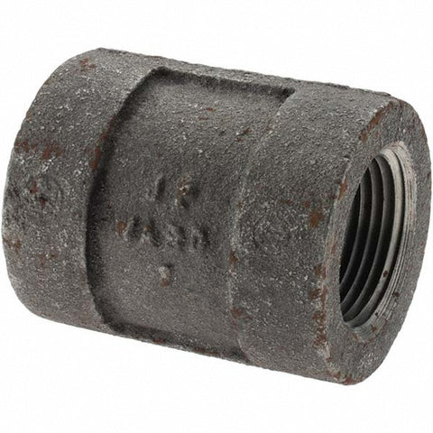 Black Coupling: 1", Threaded