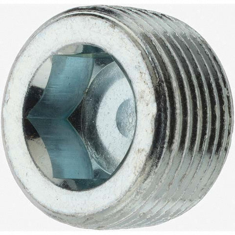 Black Countersunk Hex Plug: 3/4", Threaded