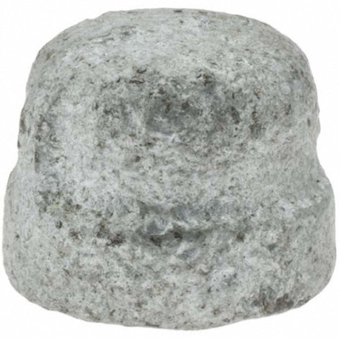 Black End Cap: 1/8", Threaded