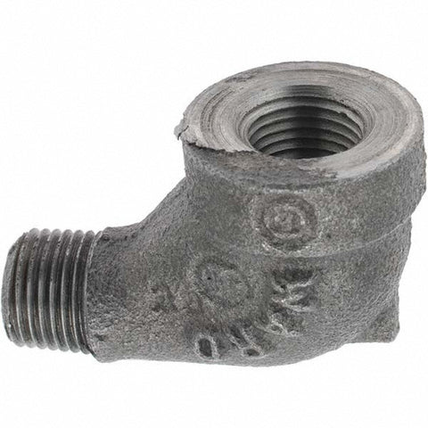 Black 90 deg Street Elbow: 1/8", Threaded