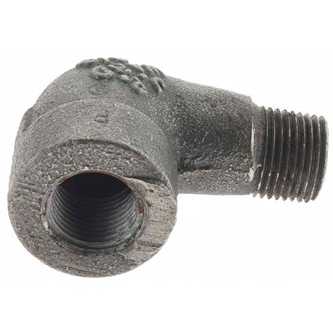 Black 90 deg Street Elbow: 3/8", Threaded