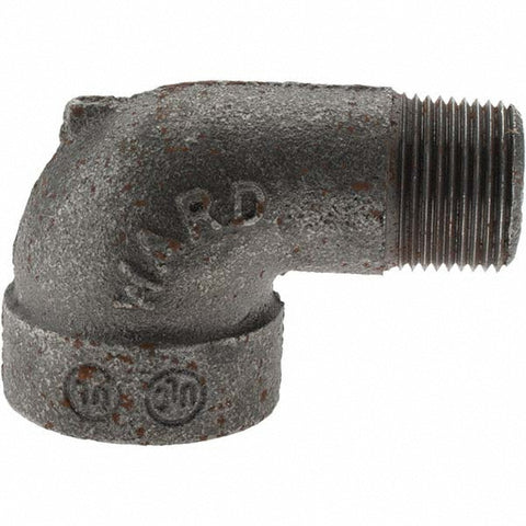 Black 90 deg Street Elbow: 3/4", Threaded