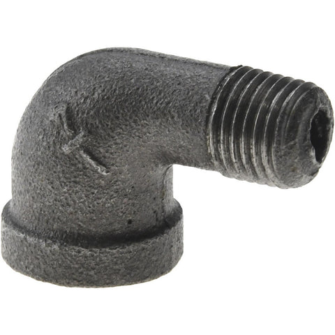 Black 90 deg Street Elbow: 1/4", Threaded
