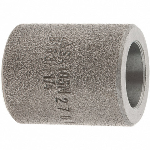 Black Coupling: 1/4", Socket Weld