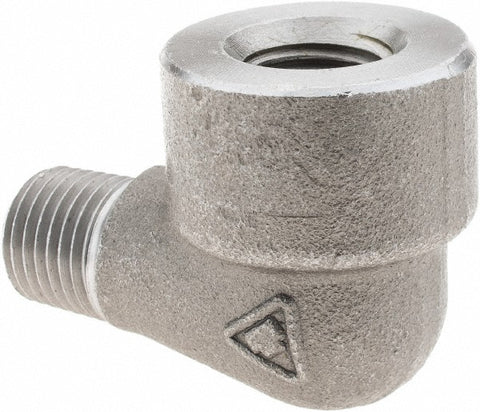 Black 90 deg Street Elbow: 1/4", NPT