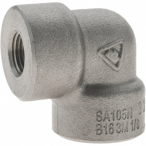 Black 90 deg Elbow: 1/8", NPT