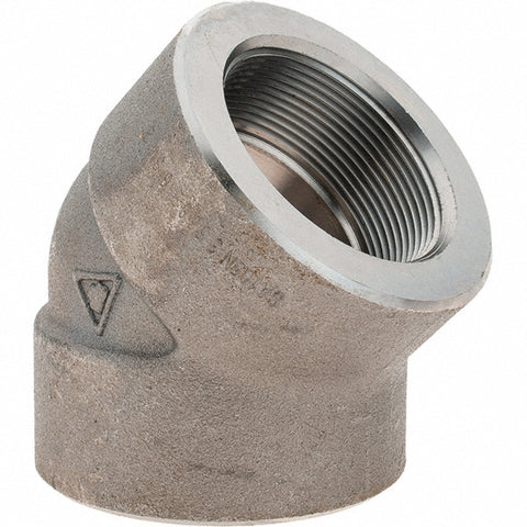 Black 45 deg Elbow: 2", NPT