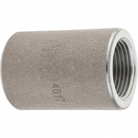 Black Pipe Fittings: Coupling, 3/4", NPT, Forged Carbon Steel