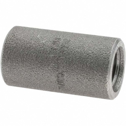 Black Pipe Fittings: Coupling, 1/4", NPT, Forged Carbon Steel