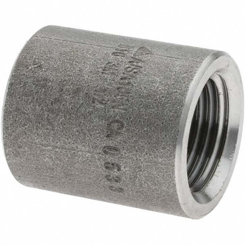 Black Pipe Fittings: Cap, 1/2", NPT, Forged Carbon Steel