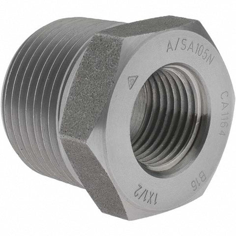 Black Bushing: 1 x 1/2", NPT