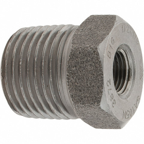 Black Bushing: 1/2 x 1/8", NPT
