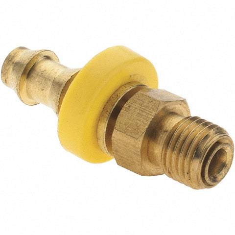 Barbed Hose Fitting: 3/16", Adapter