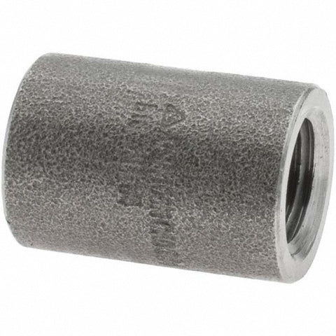 Black Pipe Fittings: Cap, 1/4", NPT, Forged Carbon Steel