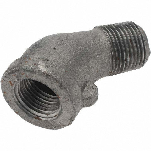 Black 45 deg Street Elbow: 3/8", Threaded