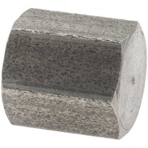 Black End Cap: 1/8", Threaded