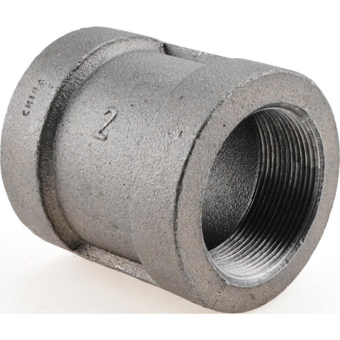 Black Coupling: 2", Threaded
